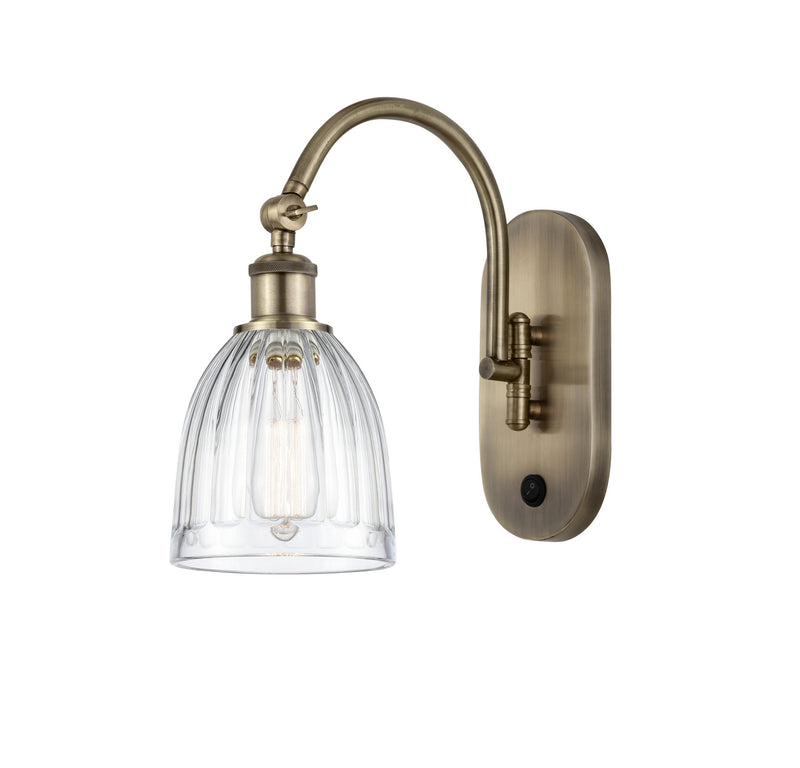 Innovations 518-1W-AB-G442 One Light Wall Sconce, Antique Brass
