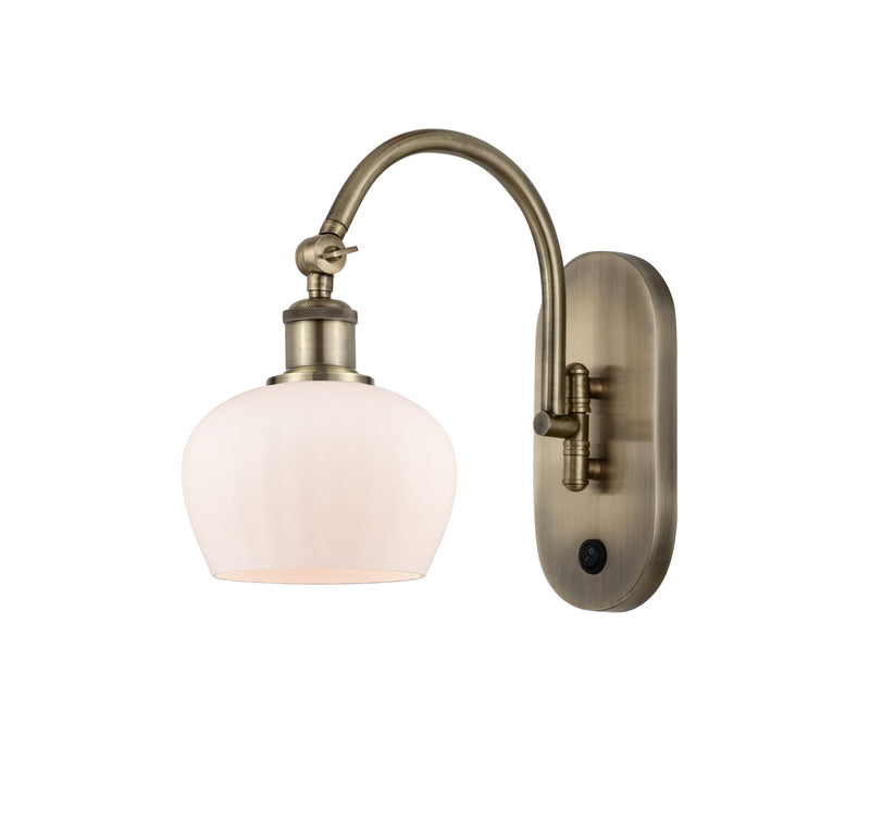 Innovations 518-1W-AB-G91 One Light Wall Sconce, Antique Brass