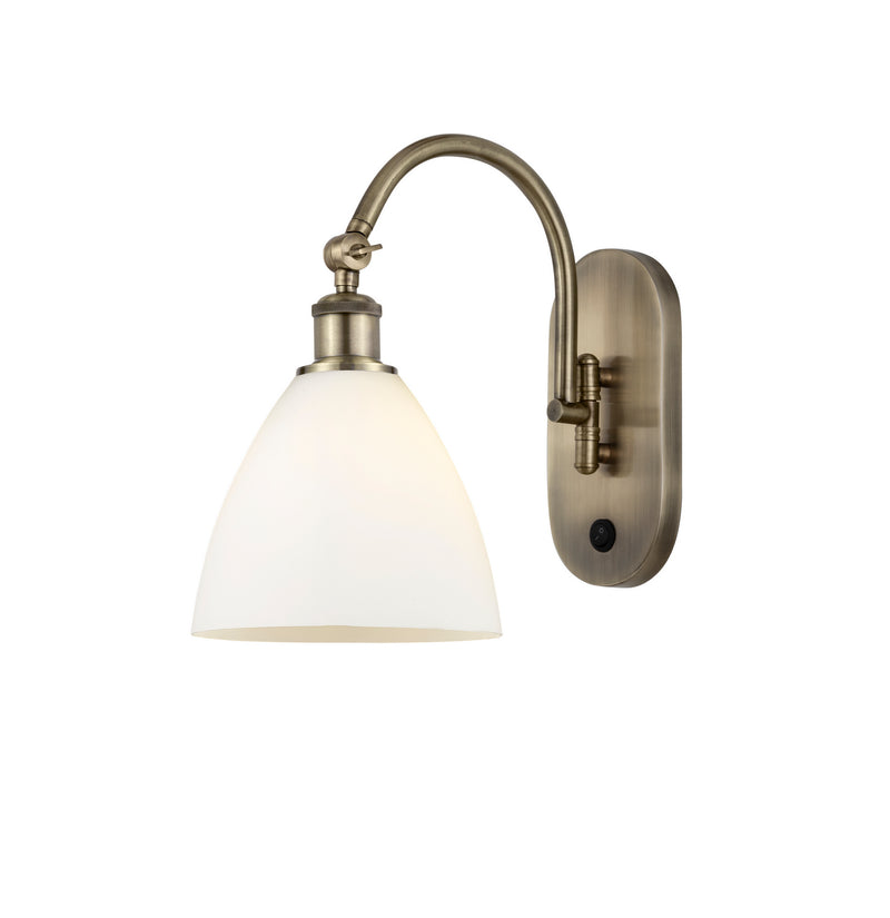 Innovations 518-1W-AB-GBD-751 One Light Wall Sconce, Antique Brass