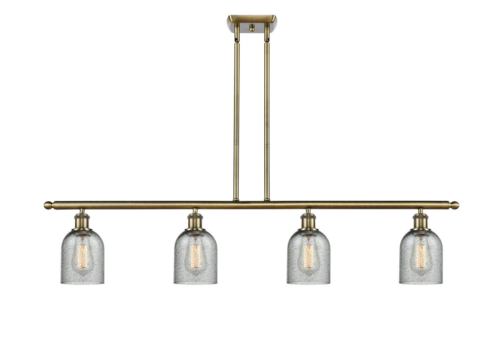 Innovations 516-4I-AB-G257-LED LED Island Pendant, Antique Brass