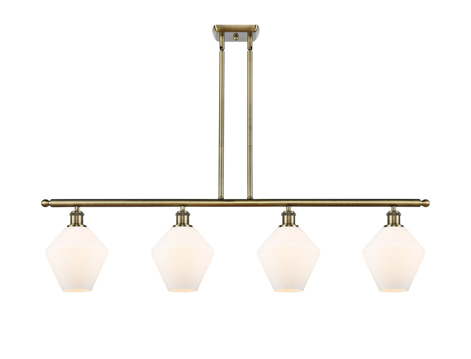 Innovations 516-4I-AB-G651-8 Four Light Island Pendant, Antique Brass