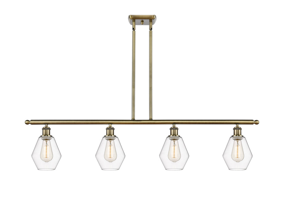 Innovations 516-4I-AB-G652-6-LED LED Island Pendant, Antique Brass