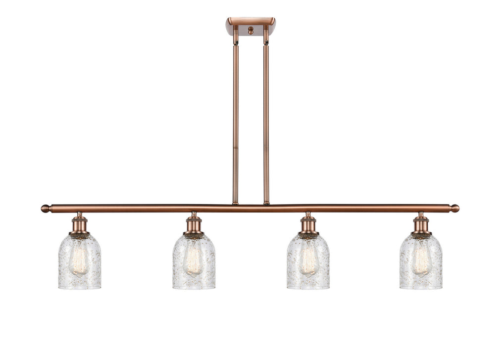 Innovations 516-4I-AC-G259 Four Light Island Pendant, Antique Copper