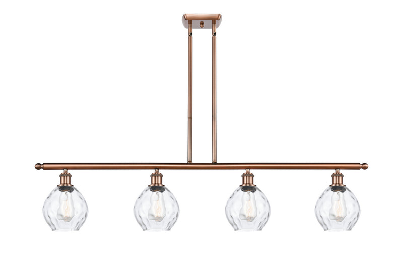Innovations 516-4I-AC-G362-LED LED Island Pendant, Antique Copper