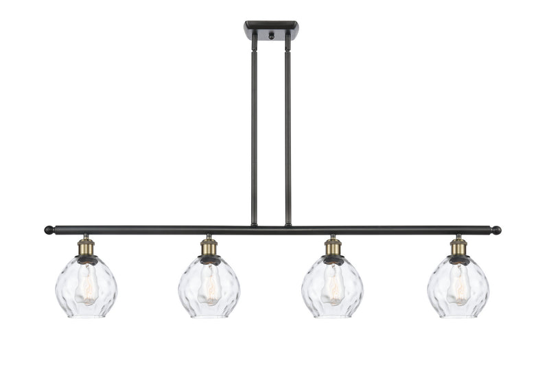 Innovations 516-4I-BAB-G362 Four Light Island Pendant, Black Antique Brass