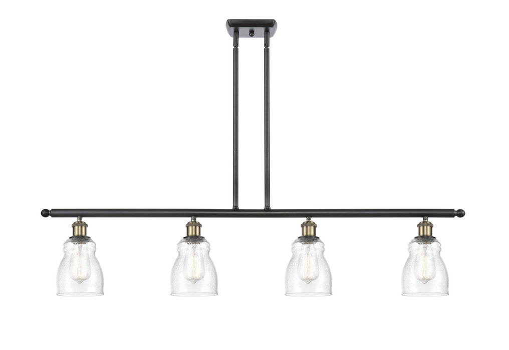Innovations 516-4I-BAB-G394 Four Light Island Pendant, Black Antique Brass