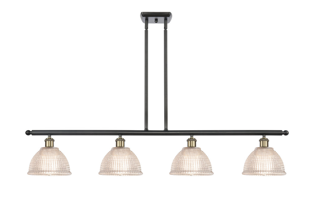 Innovations 516-4I-BAB-G422 Four Light Island Pendant, Black Antique Brass