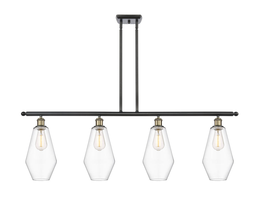 Innovations 516-4I-BAB-G652-7 Four Light Island Pendant, Black Antique Brass