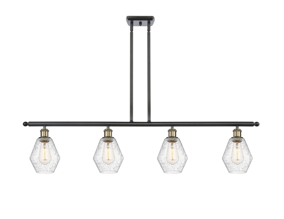 Innovations 516-4I-BAB-G654-6 Four Light Island Pendant, Black Antique Brass