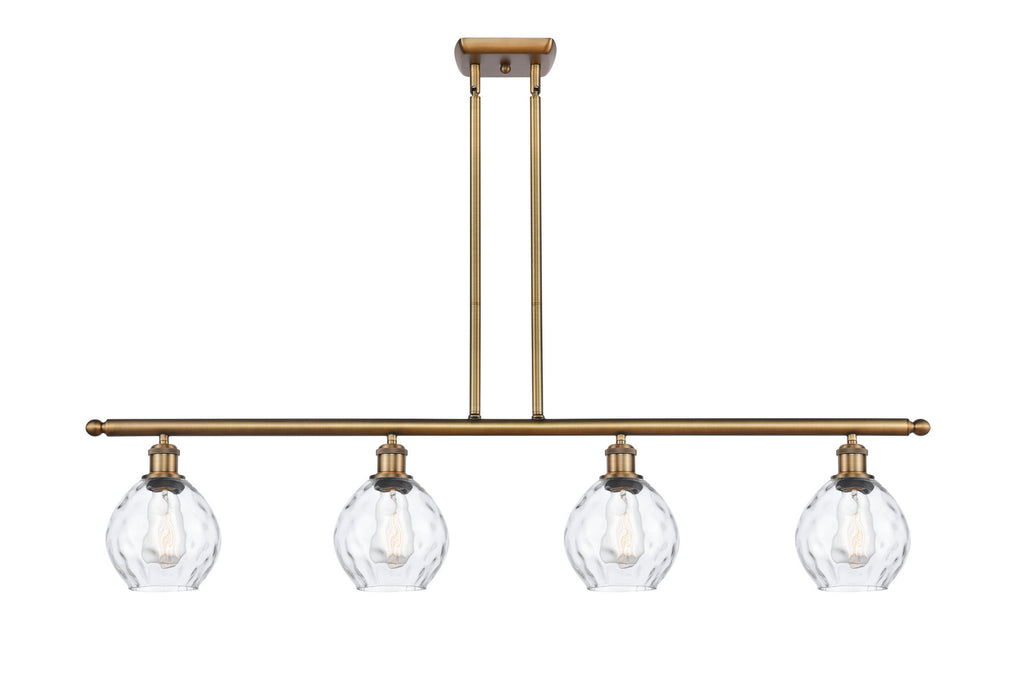 Innovations 516-4I-BB-G362 Four Light Island Pendant, Brushed Brass