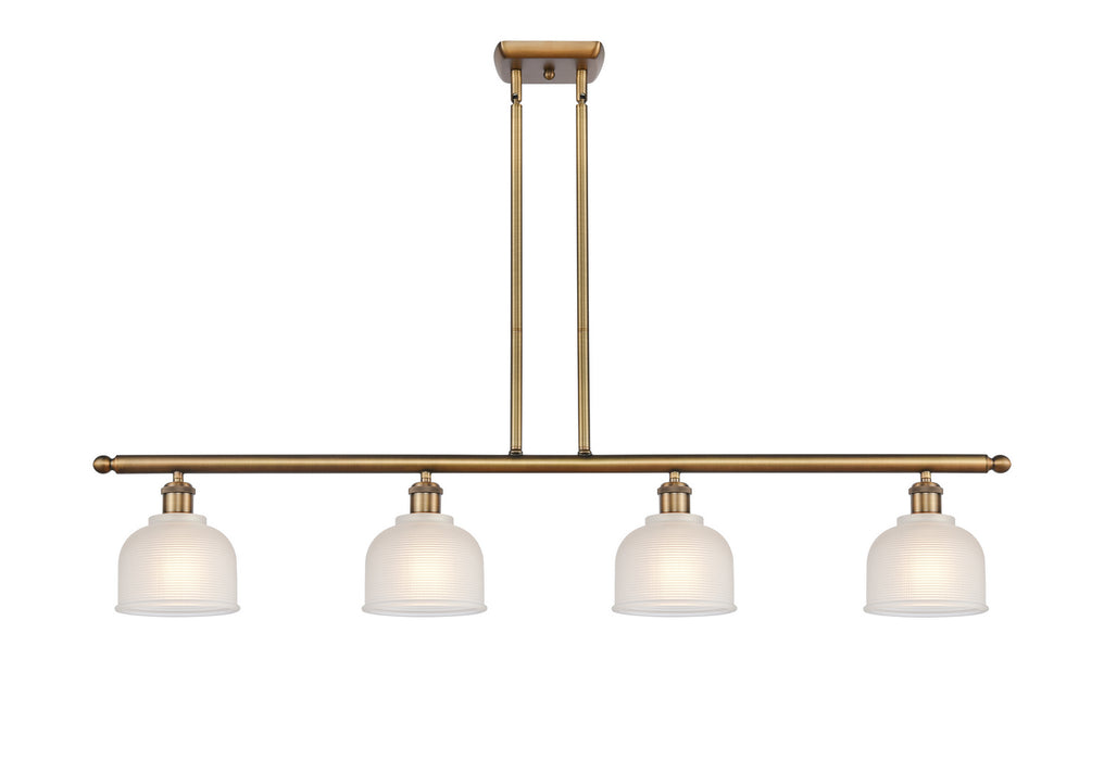Innovations 516-4I-BB-G411-LED LED Island Pendant, Brushed Brass