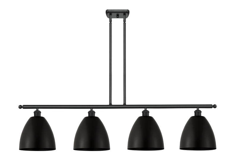 Innovations 516-4I-BK-MBD-9-BK Four Light Island Pendant, Matte Black