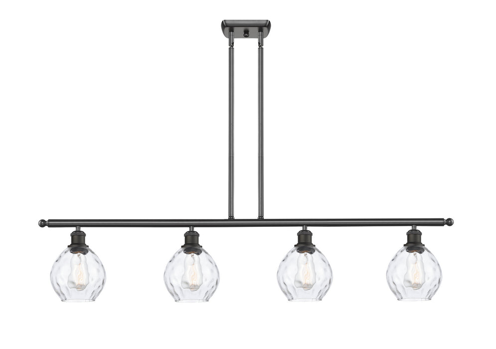 Innovations 516-4I-OB-G362 Four Light Island Pendant, Oil Rubbed Bronze