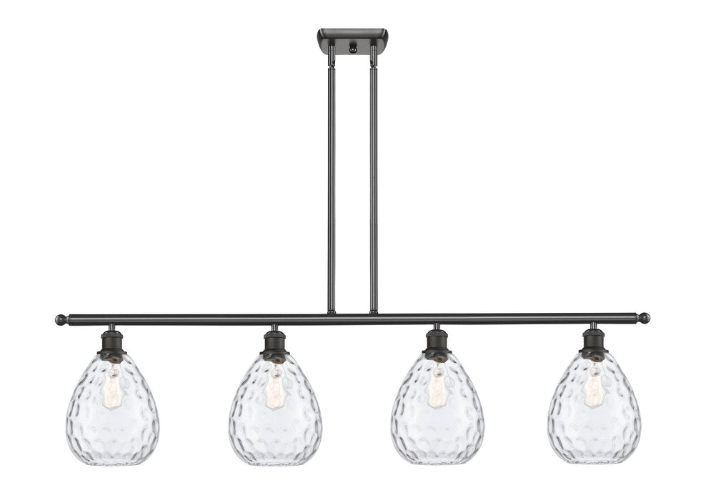 Innovations 516-4I-OB-G372 Four Light Island Pendant, Oil Rubbed Bronze