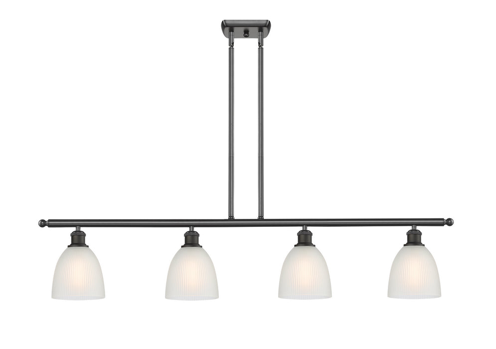 Innovations 516-4I-OB-G381-LED LED Island Pendant, Oil Rubbed Bronze