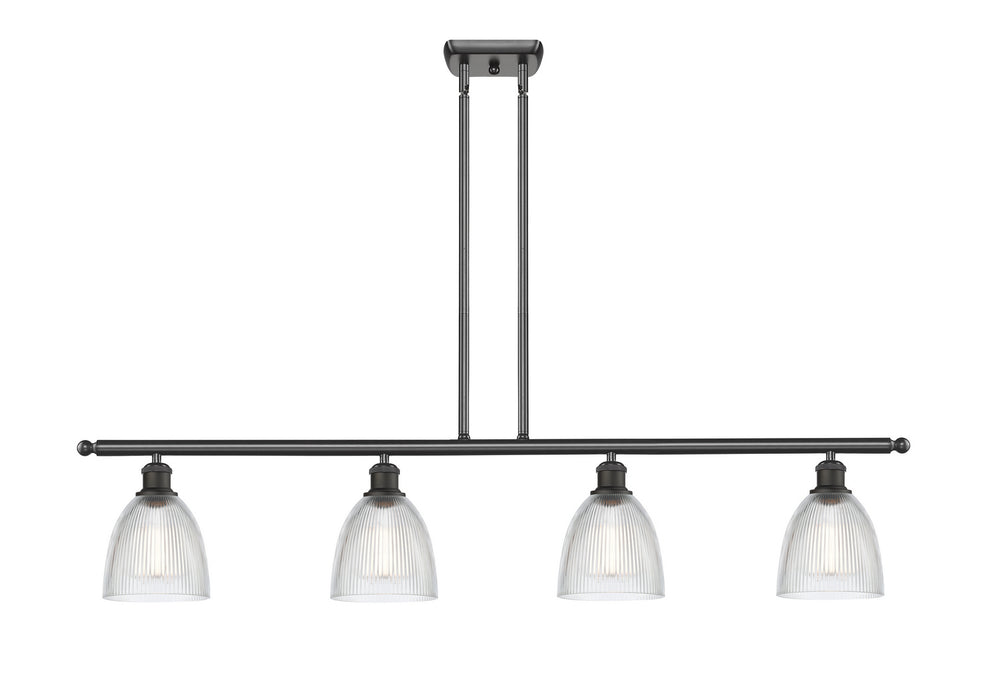 Innovations 516-4I-OB-G382 Four Light Island Pendant, Oil Rubbed Bronze