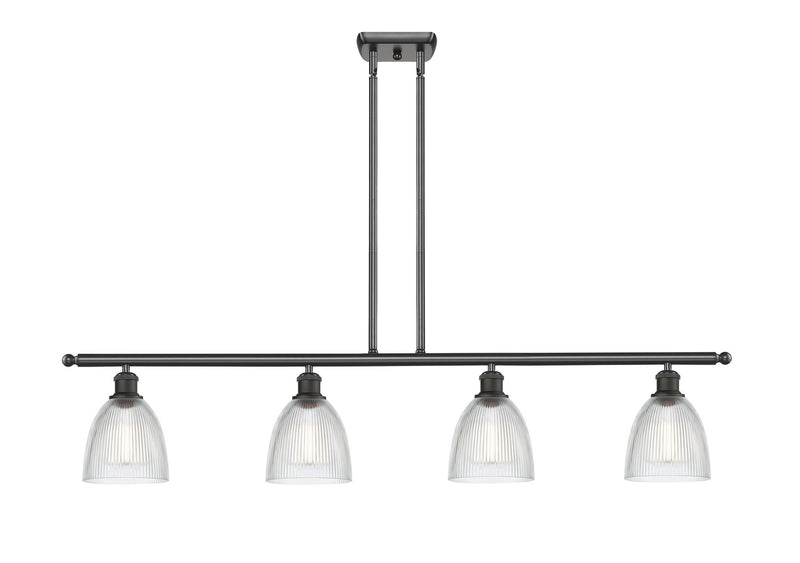Innovations 516-4I-OB-G382-LED LED Island Pendant, Oil Rubbed Bronze