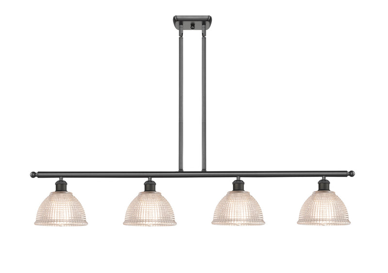 Innovations 516-4I-OB-G422 Four Light Island Pendant, Oil Rubbed Bronze