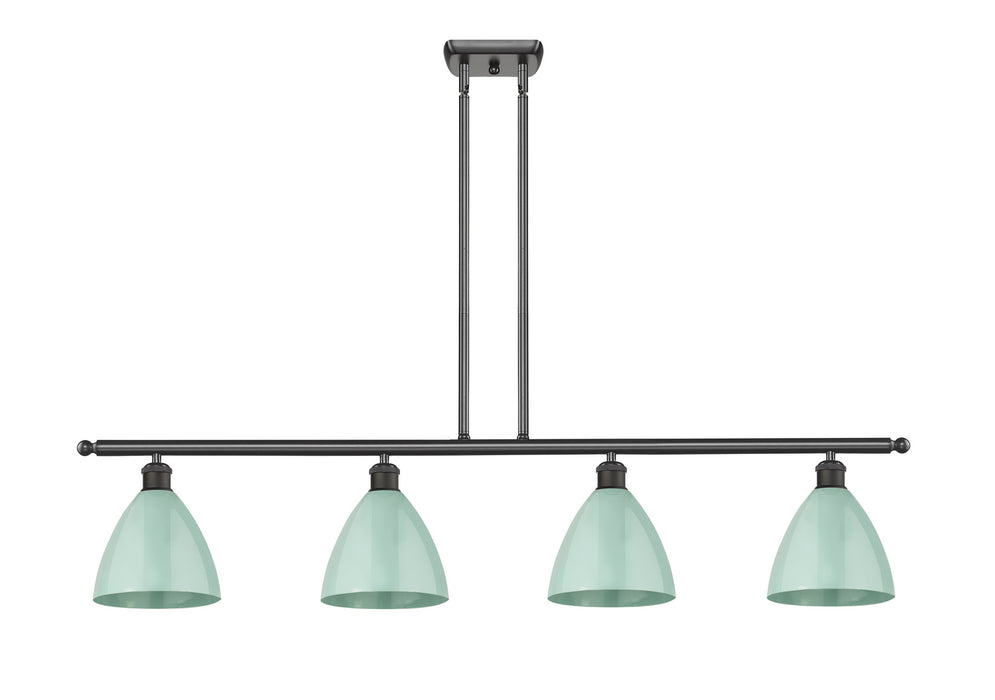 Innovations 516-4I-OB-MBD-75-SF Four Light Island Pendant, Oil Rubbed Bronze
