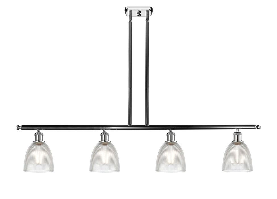 Innovations 516-4I-PC-G382 Four Light Island Pendant, Polished Chrome