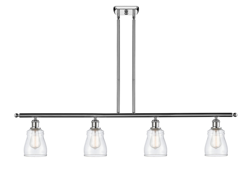 Innovations 516-4I-PC-G392 Four Light Island Pendant, Polished Chrome
