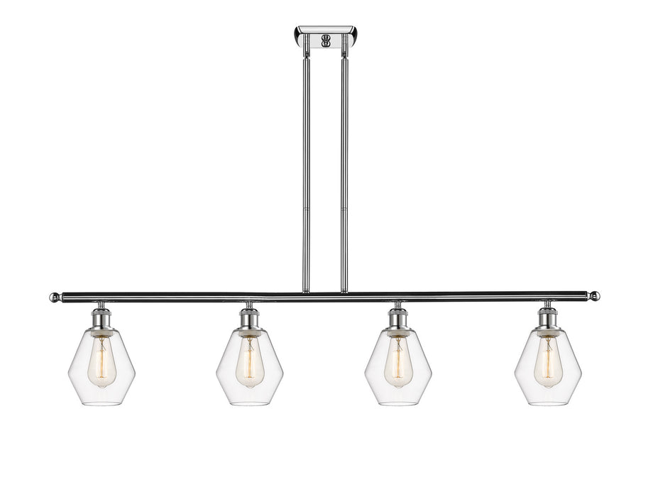 Innovations 516-4I-PC-G652-6-LED LED Island Pendant, Polished Chrome