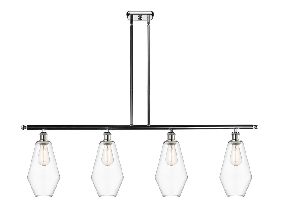 Innovations 516-4I-PC-G652-7-LED LED Island Pendant, Polished Chrome