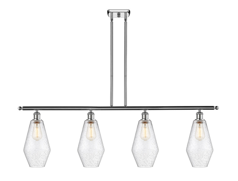 Innovations 516-4I-PC-G654-7 Four Light Island Pendant, Polished Chrome