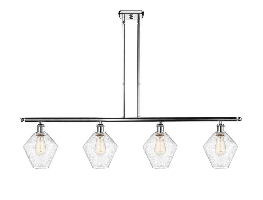 Innovations 516-4I-PC-G654-8 Four Light Island Pendant, Polished Chrome