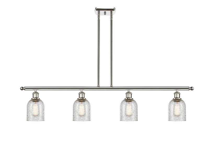 Innovations 516-4I-PN-G259 Four Light Island Pendant, Polished Nickel