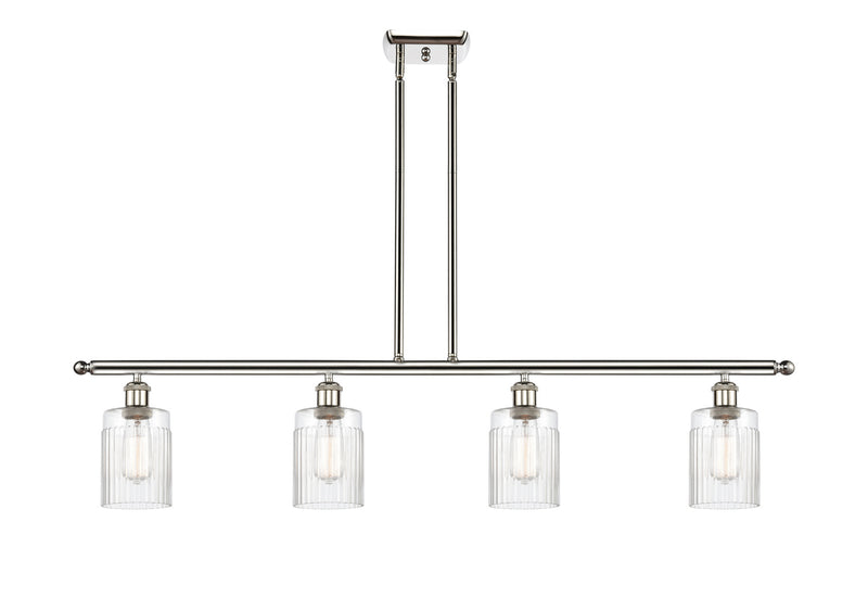 Innovations 516-4I-PN-G342-LED LED Island Pendant, Polished Nickel