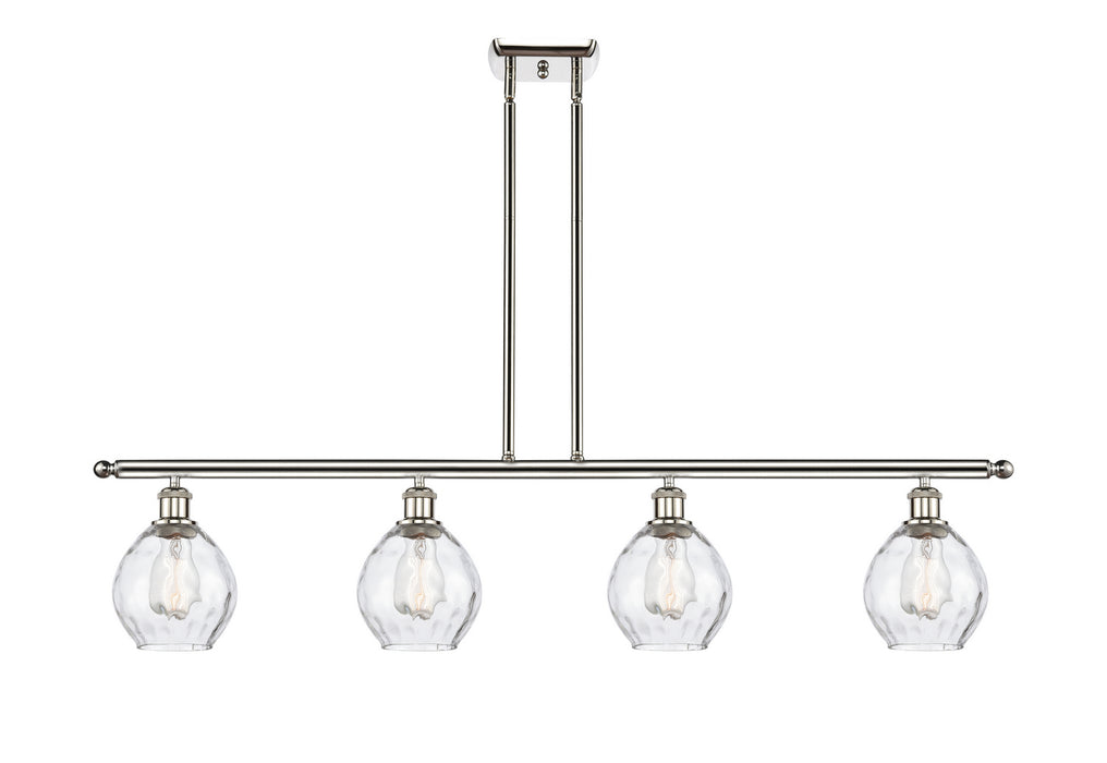 Innovations 516-4I-PN-G362-LED LED Island Pendant, Polished Nickel