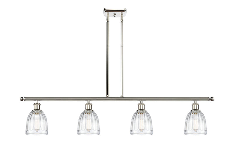 Innovations 516-4I-PN-G442-LED LED Island Pendant, Polished Nickel
