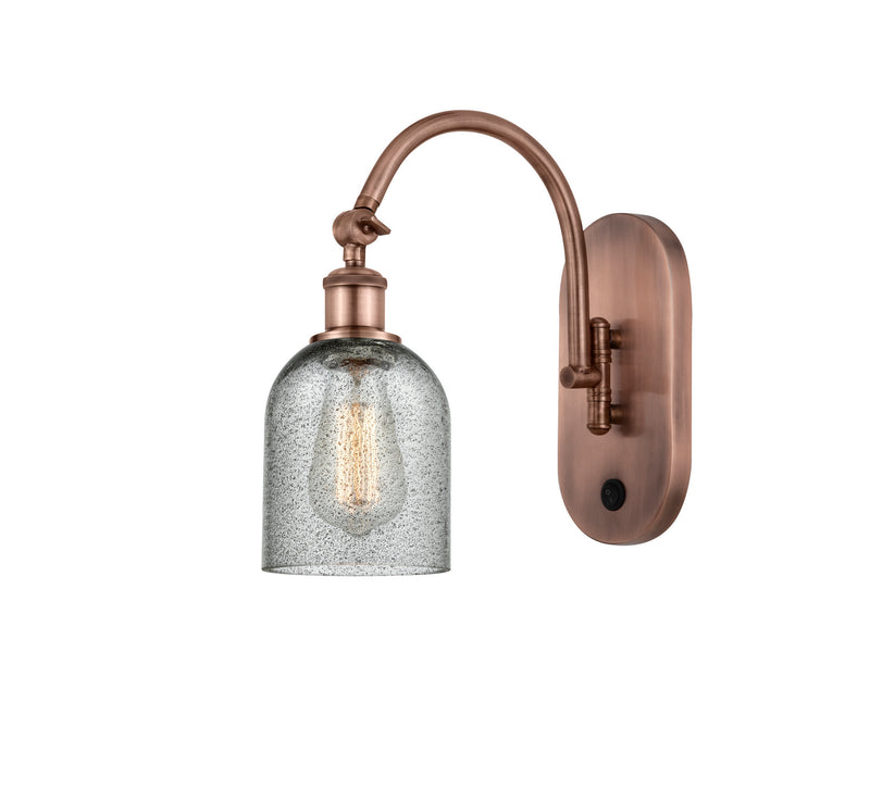 Innovations 518-1W-AC-G257-LED LED Wall Sconce, Antique Copper