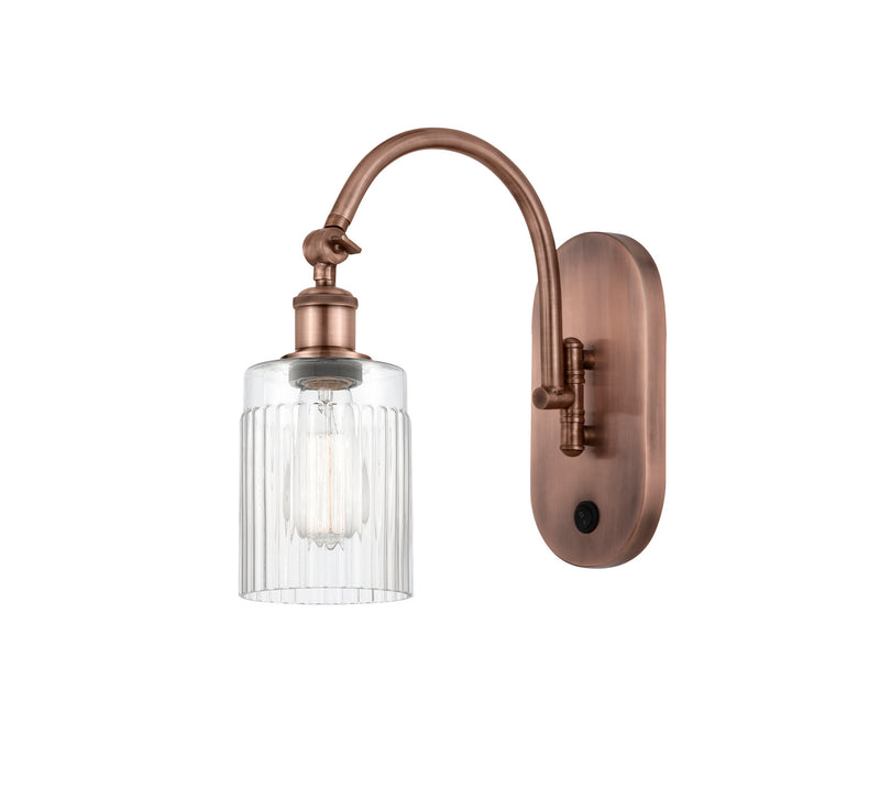 Innovations 518-1W-AC-G342-LED LED Wall Sconce, Antique Copper