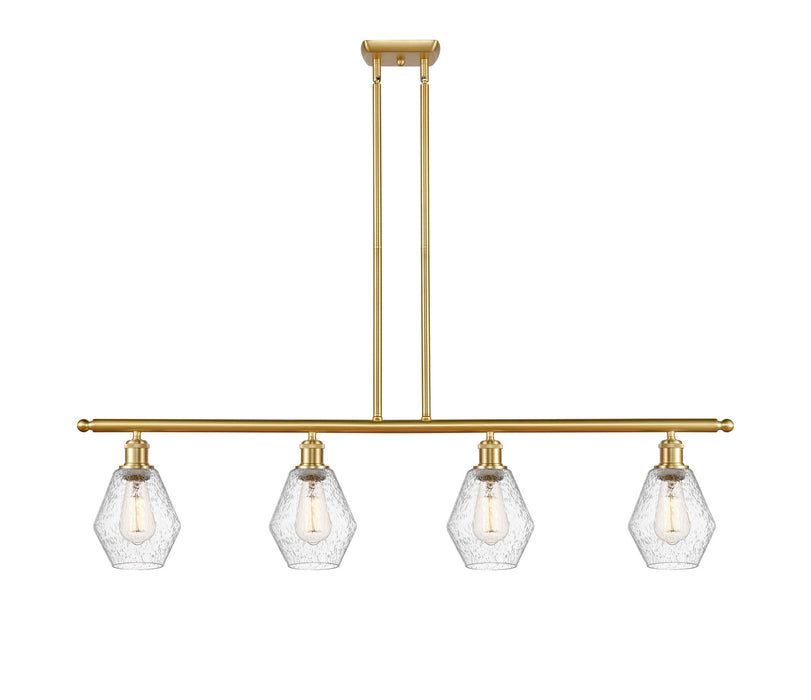 Innovations 516-4I-SG-G654-6 Four Light Island Pendant, Satin Gold