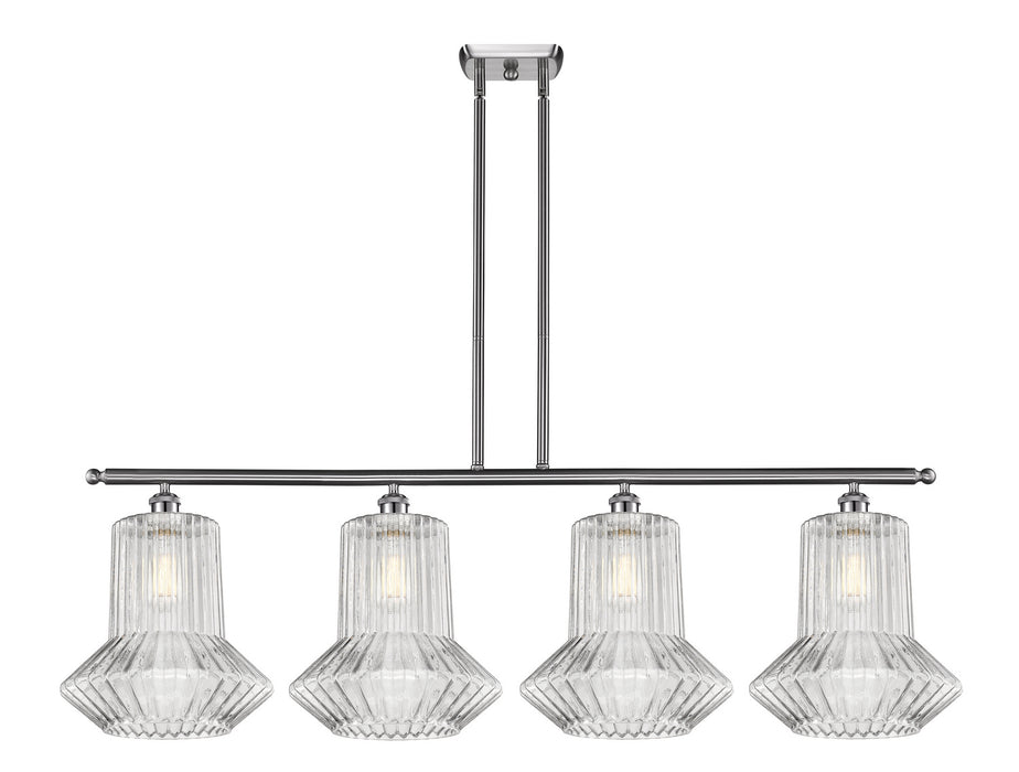 Innovations 516-4I-SN-G212-LED LED Island Pendant, Brushed Satin Nickel