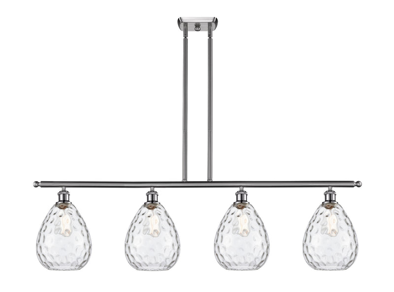 Innovations 516-4I-SN-G372 Four Light Island Pendant, Brushed Satin Nickel