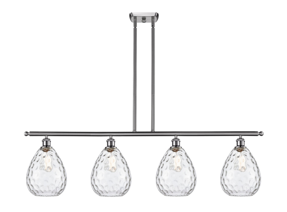Innovations 516-4I-SN-G372 Four Light Island Pendant, Brushed Satin Nickel
