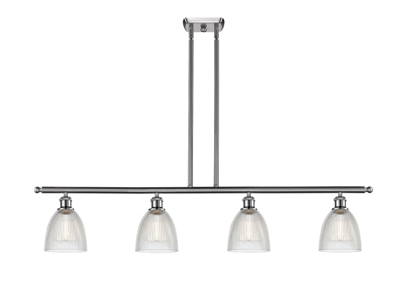 Innovations 516-4I-SN-G382-LED LED Island Pendant, Brushed Satin Nickel