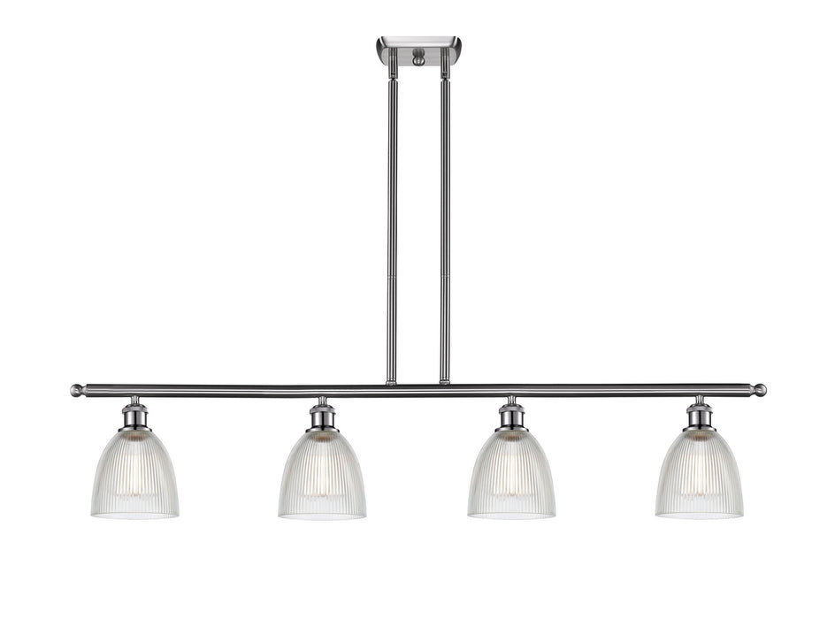 Innovations 516-4I-SN-G382-LED LED Island Pendant, Brushed Satin Nickel