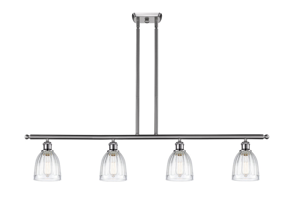 Innovations 516-4I-SN-G442 Four Light Island Pendant, Brushed Satin Nickel