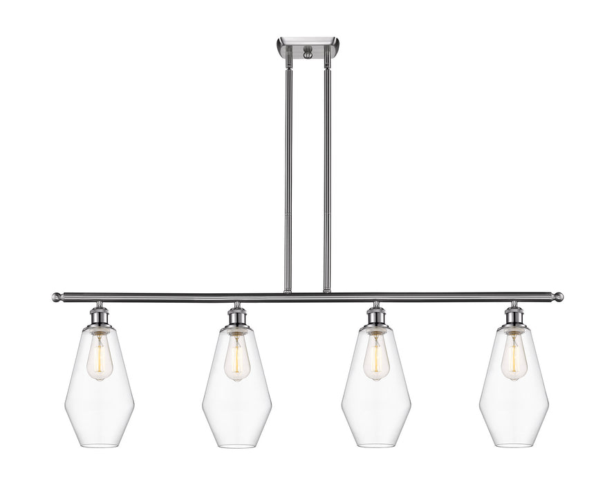 Innovations 516-4I-SN-G652-7-LED LED Island Pendant, Brushed Satin Nickel