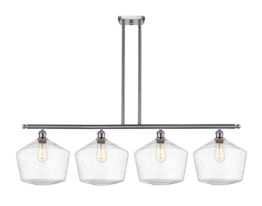 Innovations 516-4I-SN-G654-12-LED LED Island Pendant, Brushed Satin Nickel