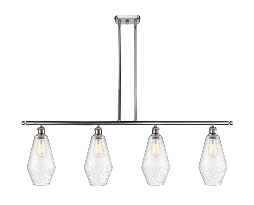 Innovations 516-4I-SN-G654-7-LED LED Island Pendant, Brushed Satin Nickel