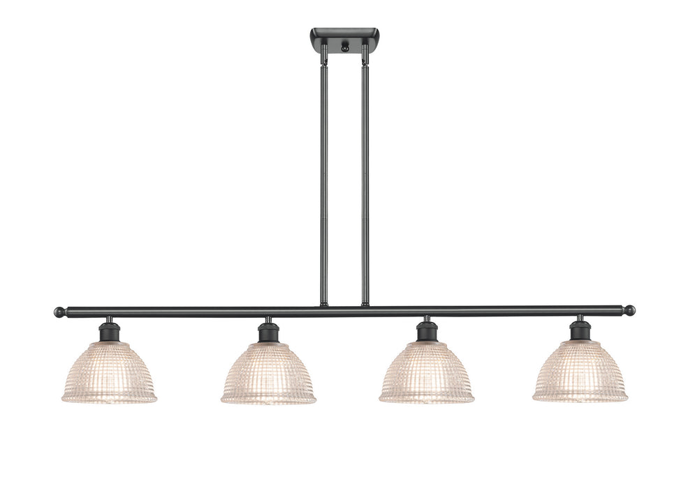 Innovations 516-4I-BK-G422 Four Light Island Pendant, Matte Black