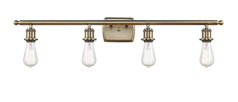 Innovations 516-4W-AB-LED LED Bath Vanity, Antique Brass