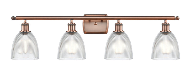 Innovations 516-4W-AC-G382-LED LED Bath Vanity, Antique Copper