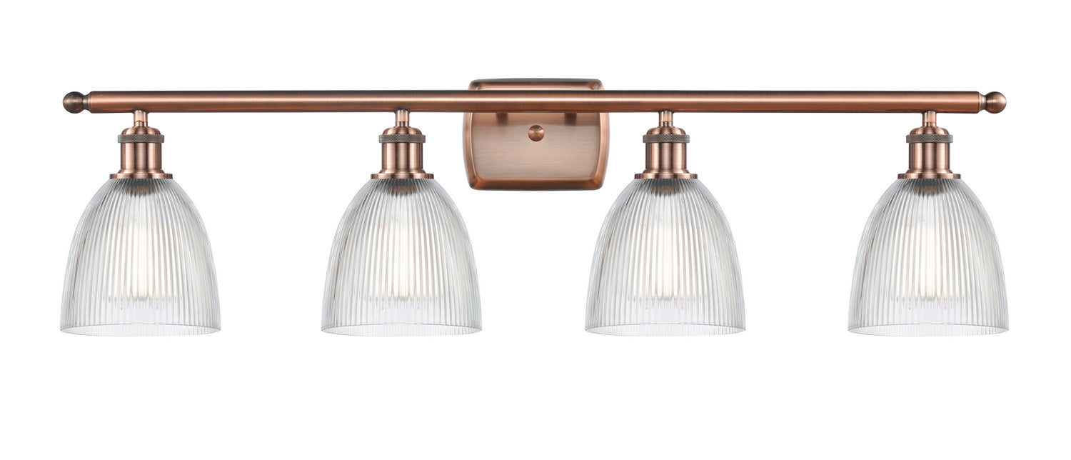 Innovations 516-4W-AC-G382-LED LED Bath Vanity, Antique Copper