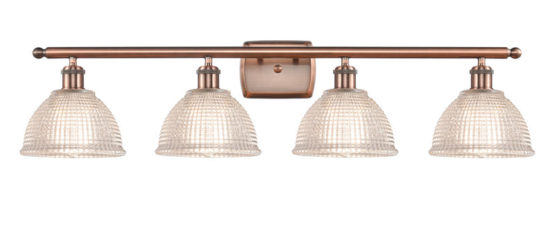 Innovations 516-4W-AC-G422-LED LED Bath Vanity, Antique Copper